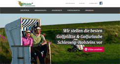 Desktop Screenshot of golfkueste.de
